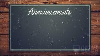 Christmas Manger Announcements Still