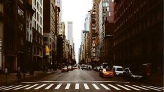 Day Vintage New York Street Photo Wallpaper HD