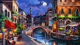 Venice Painting Wallpaper At Wallpaperbro