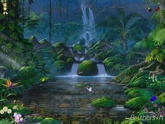 Screensaver Fascinating Waterfalls