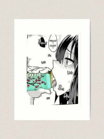 Saki Yoshida Drinking Arizona Tea Art Print By Itsof432