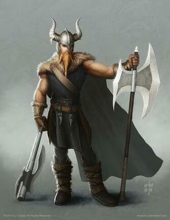 Warrior Viking By Erlanarya