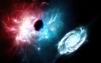 Planet Space Galaxy Art 4k Wallpaper HD Digital Universe Image