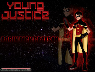 Young Justice Robin Dick Grayson Wallpaper By Feitanpainpacker On