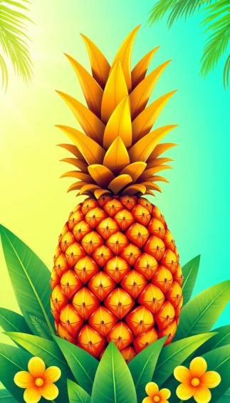 Pineapple Phone Wallpaper