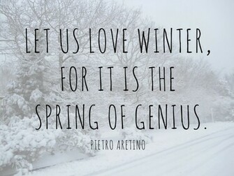 Winter Love Quotes HD Wallpaper Of