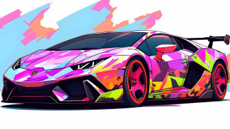 Lamborghini Huracan White Desktop Wallpaper