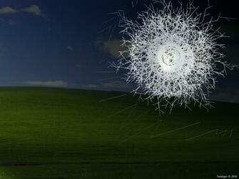 Broken Windows Background Wallpaper HD Background