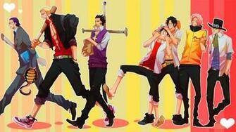 Crocodile Doflamingo Dracule Mihawk Luffy Ace Coby Sabo One Piece