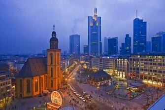 Wallpaper Background Saint Katherines Church Frankfurt City