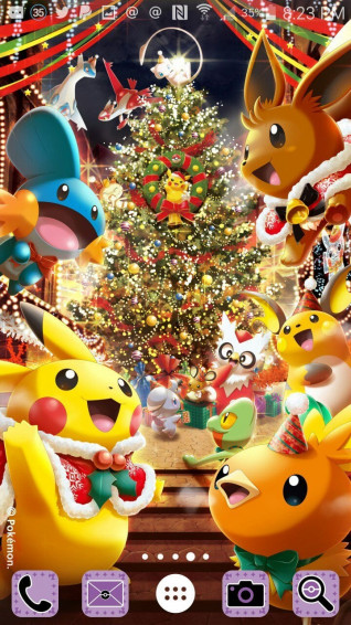 Pokemon Christmas Phone And Lock Screen Wallpaper R