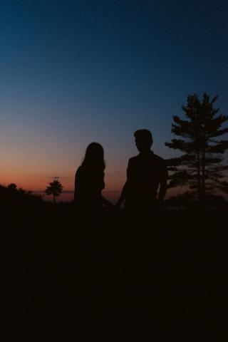 Couple City Night Pictures HD Image On