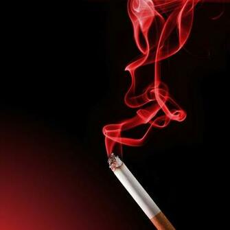 Red Smoke Texture Background Photo