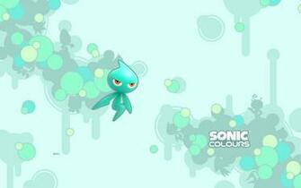 Sonic Colours Cyan Wisp In Wallpaper