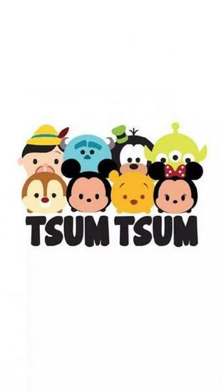 Free download Disney licensed fabric Disney Character Disney tsum tsum