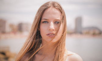 Portrait Women Face Model Wallpaper