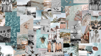 Aesthetic Collage Desktop Wallpaper