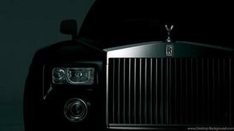 Company Logo Rolls Royce Phantom Black Wallpaper