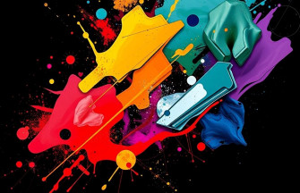 Black And Color Wallpaper