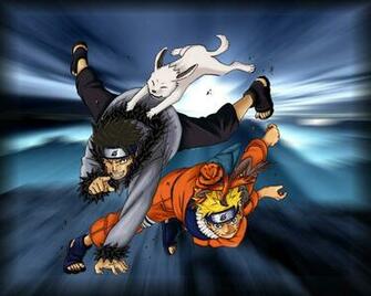 Naruto Vs Kiba Wallpaper