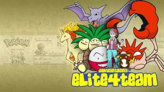 Elite Four Team Pokemon Red Wallpaper By Dekuanthony