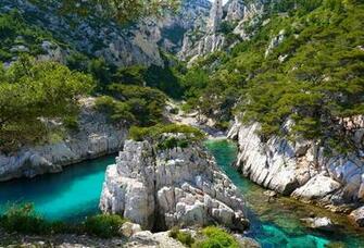 Wallpaper France Marseille Cliff Mountains Rocks Sea