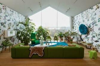 Living Rooms With Beautiful Floral Wallpaper Rilane We Aspire