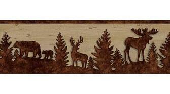 Chesapeake Tll35711b Shawnee Silhouettes Wallpaper Border
