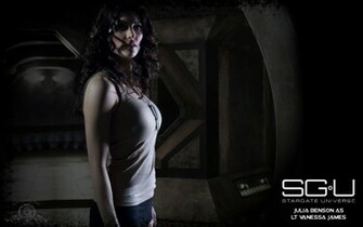Description Julia Benson In Stargate Universe Wallpaper