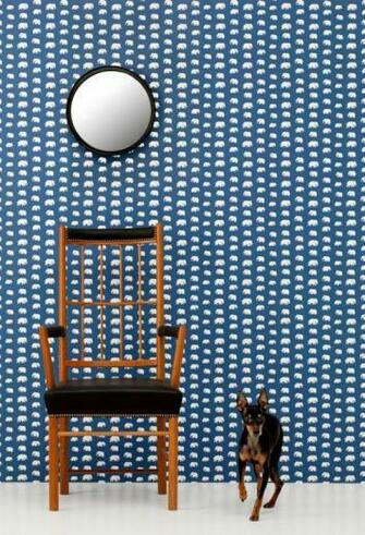 Elefant From Svenskt Tenn Now As Wallpaper