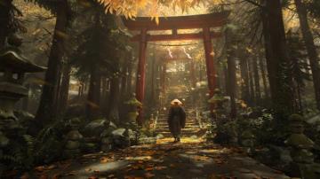 Japanese Tori Gate Simple Animation For Wallpaper