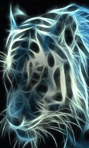 Bigger Tiger Abstract Live Wallpaper For Android Screenshot