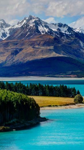 Wallpaper Lake Tekapo 5k 4k South Island New Zealand
