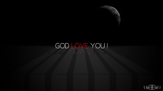 God Love Typography Wallpaper HD