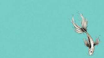 Fish Cyan Wallpaper
