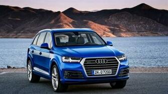 Blue Audi Q7 Tdi Quattro HD Wallpaper Wallpaperfx
