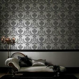 Palais Wallpaper Brown Shimmer Black New York By