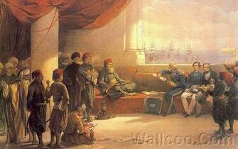 Roberts Paintings Of Ancient Egypt Consul Pasha Wallpaper