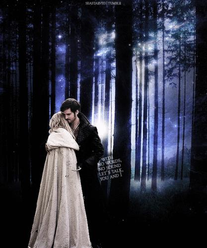 Once Upon A Time Image Emma And Hook Wallpaper