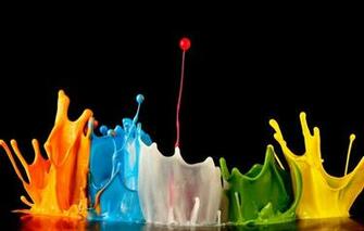 Wallpaper Explosion Of Colors Paint Splash Abstraction