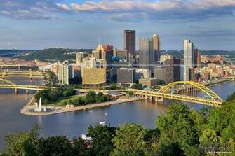 Pittsburgh At Night Pennsylvania Photos Wallpaper