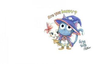 Happy Fairy Tail iPhone Wallpaper