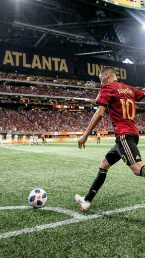 Wallpaper Football Almiron Paraguay Atlantaunited Barcelona