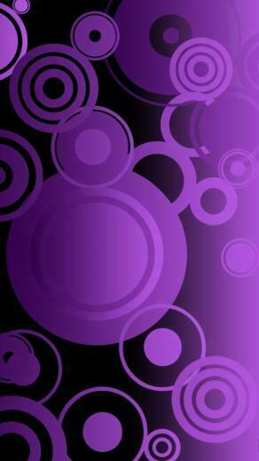 Purple Abstract Circles Wallpaper iPhone