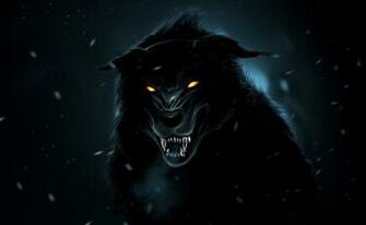 Black Wolf Wallpaper HD