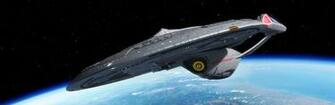 Star Trek Uss Enterprise Spaceship Space Multiple Display