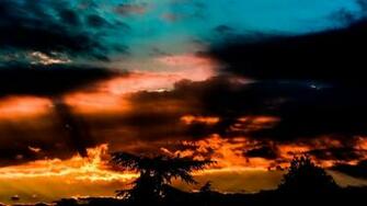 Dark Sunset Wallpaper