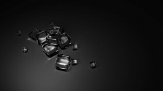 Ice Cubes Widescreen Wallpaper