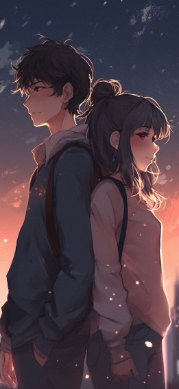 Boy Girl In Love Anime Wallpaper Aesthetic