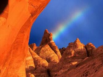 Landscape Wallpaper Skyline Arch Arches Naitonal Park Utah